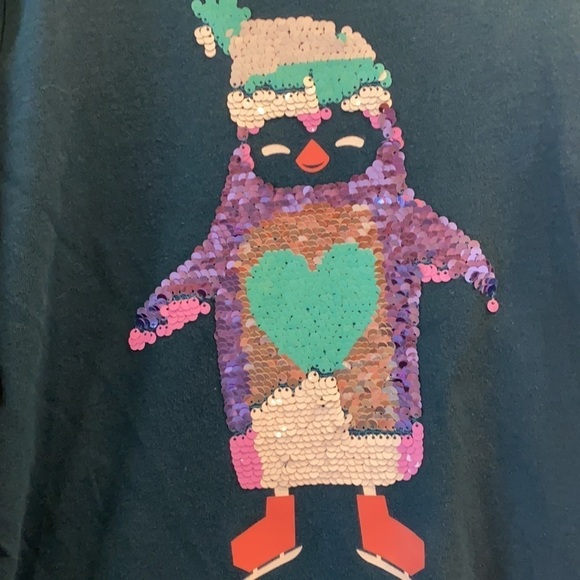 Cat & Jack flippy sequin long sleeve t-shirt. Size large.  Set of 2 - Picture 3 of 11